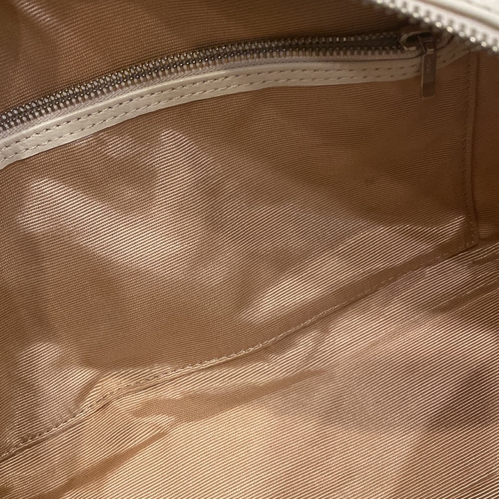 AUTHENTIC BURBERRY LONDON BLUE LABEL Nylon Canvas Leather Ivory Shoulder mint - Picture 8 of 9